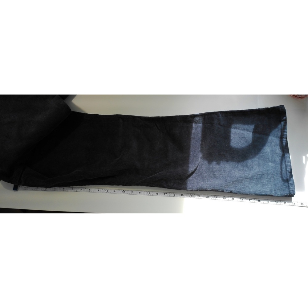 Marine Layer Bridget Corduroy Flare Pants India Ink Navy Blue High Rise Size 6 - Picture 11 of 12